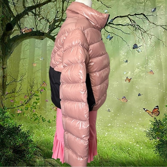 AUNTHENTIC MONCLER MORGA PINK JACKET SIZE 1 - Picture 9 of 16